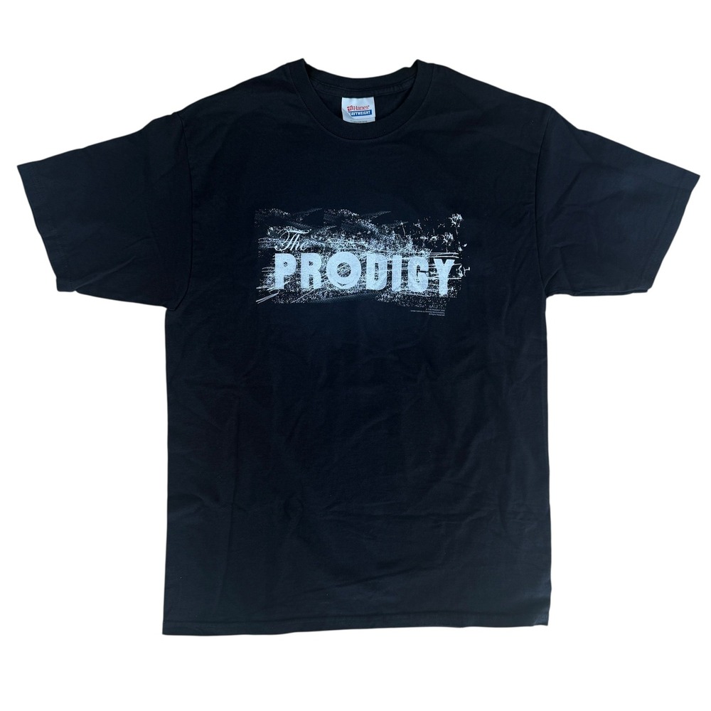 Hanes The Prodigy Band Tee Mens Medium Black Excellent 2005 Tour Graphic T-Shirt